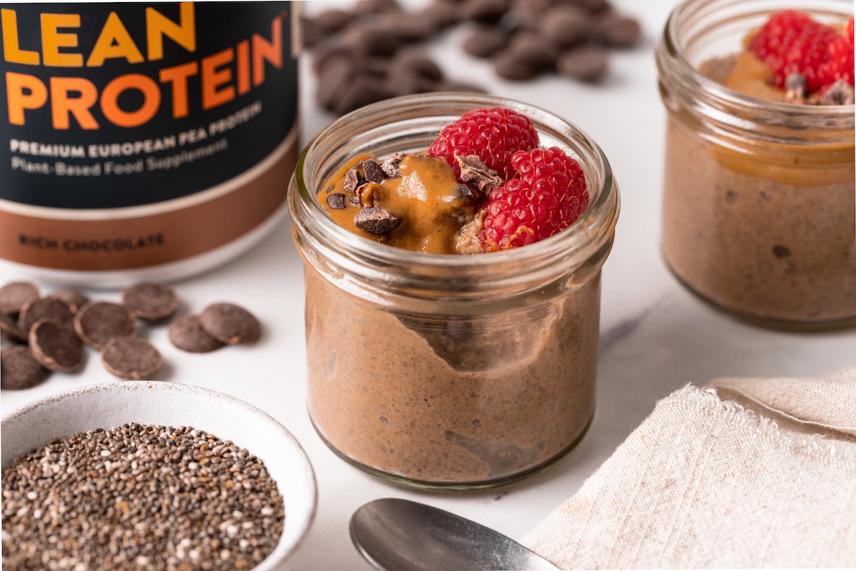 Chocolate Peanut Butter Chia Pudding - Nuzest UK