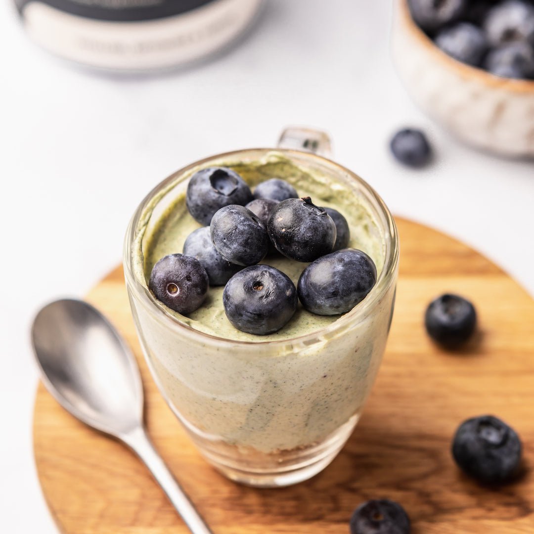 Green Cheesecake Pots - Nuzest UK