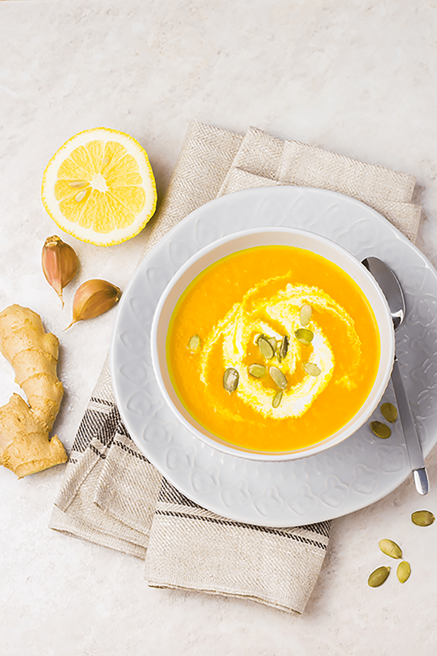 Ginger and Turmeric Soup - Nuzest UK