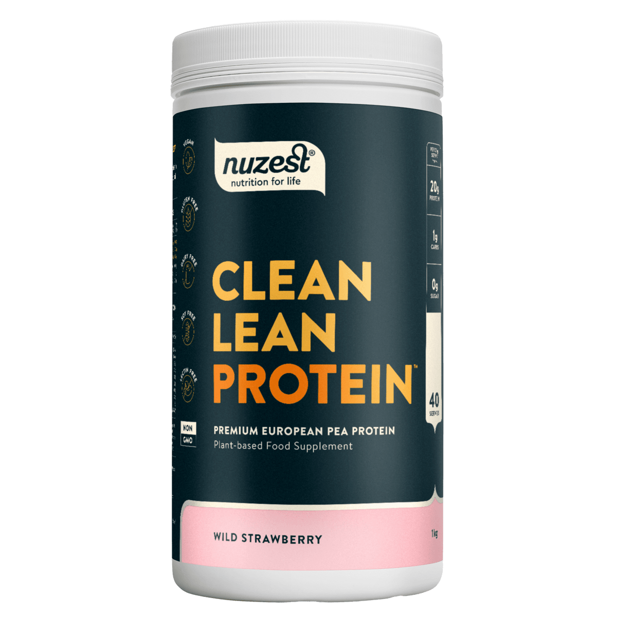 Nuzest - Clean Lean Protein - Wild Strawberry 500g (20 Servings) 40