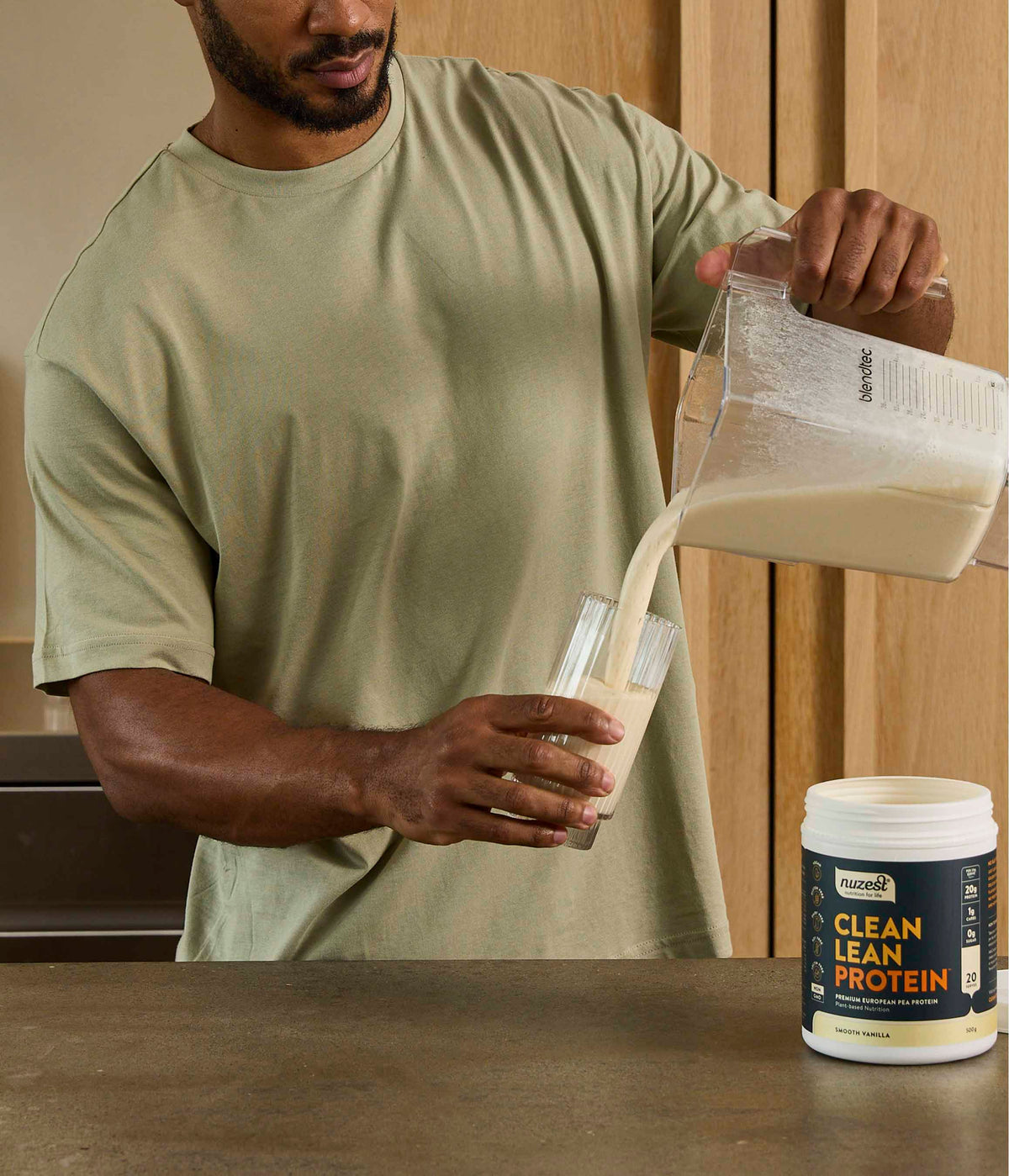 Nuzest - Clean Lean Protein - LGC athlete screened - Smooth Vanilla 500g (20 Servings) 2